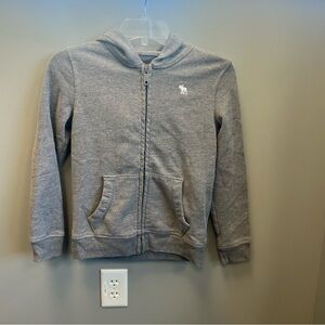 Abercrombie Kids Gray Zip-Up Hoodie